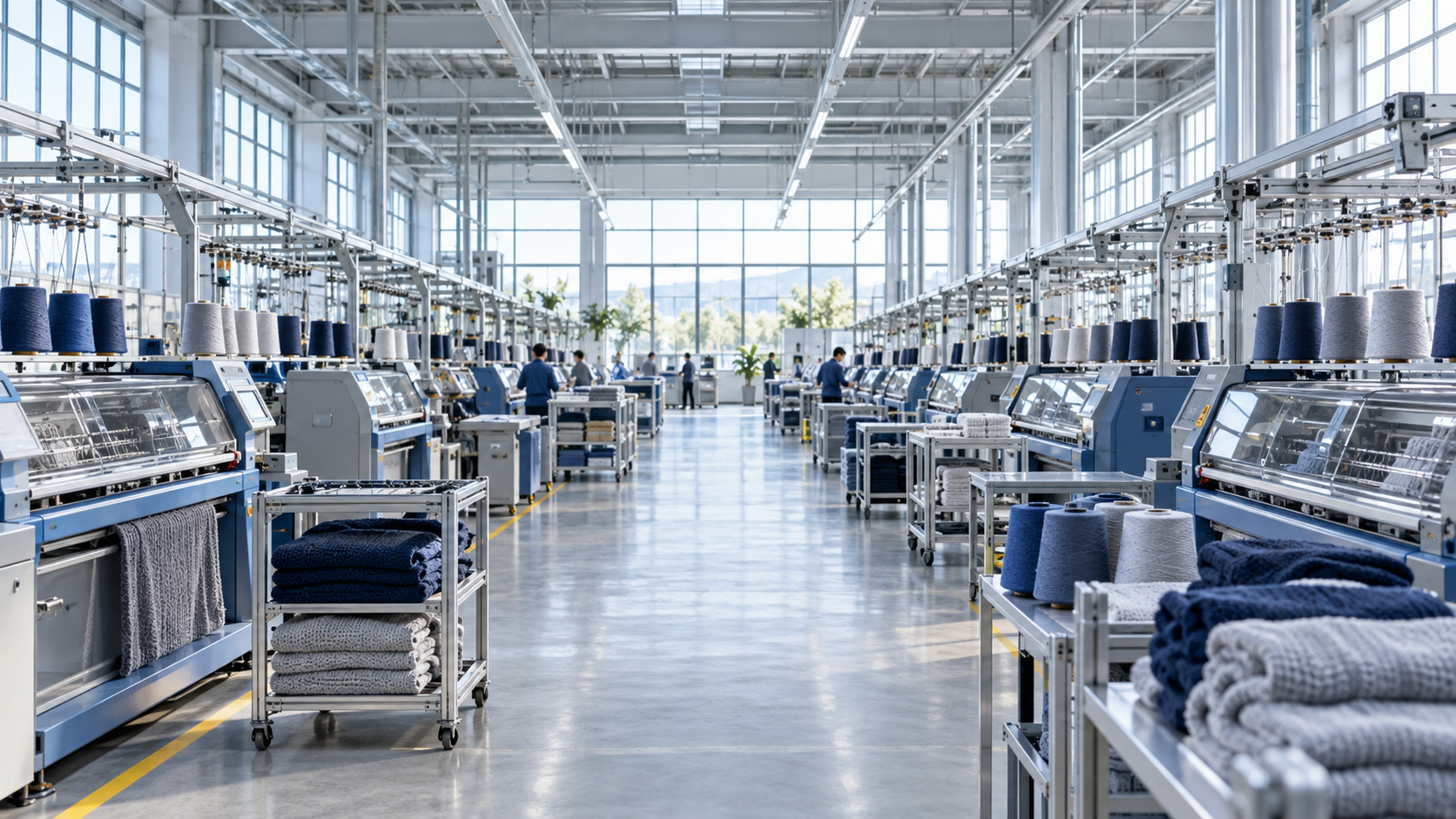Illustrative manufacturing and trim imagery